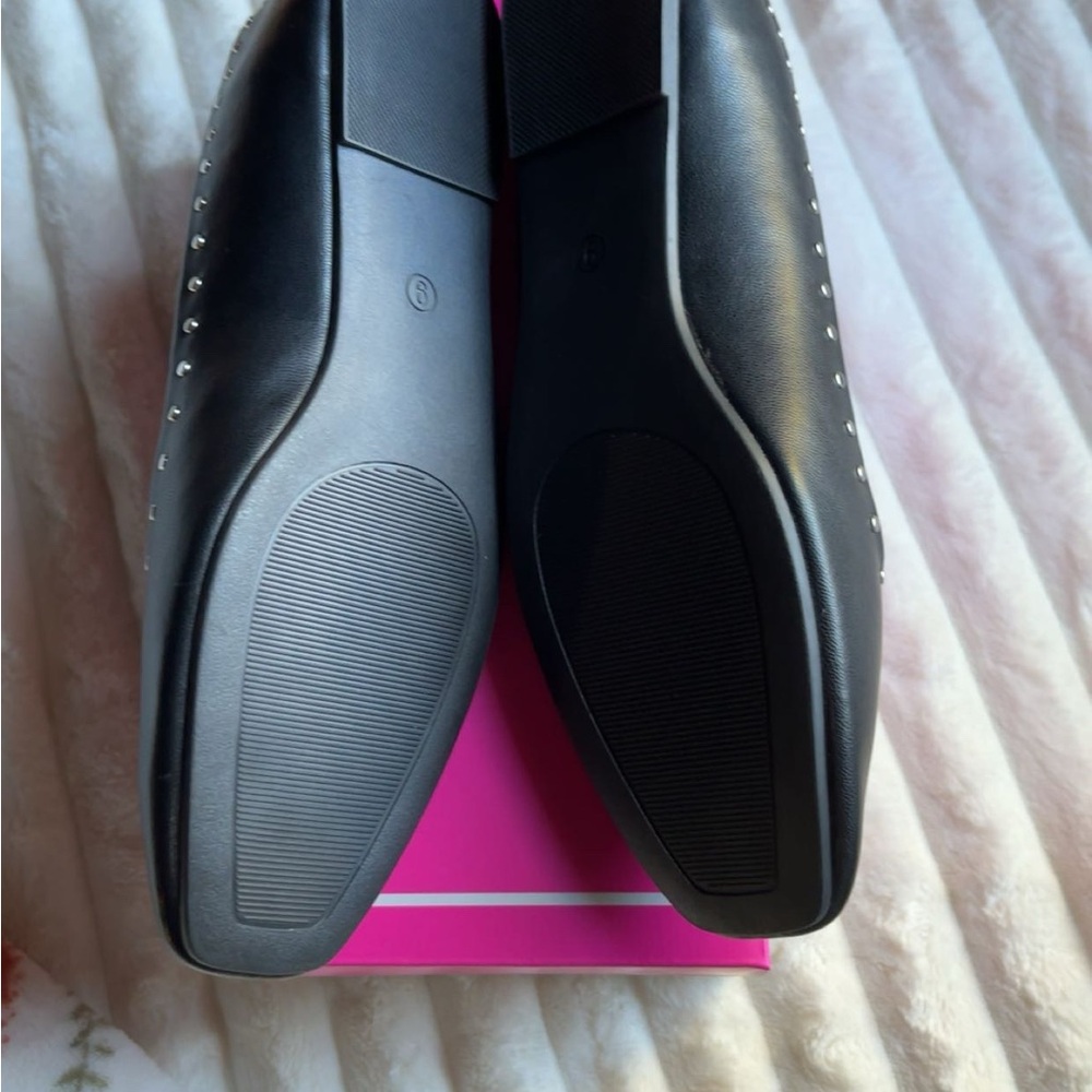 Corky’s trendy “Just in Time” Brand New! Black Studded Flats